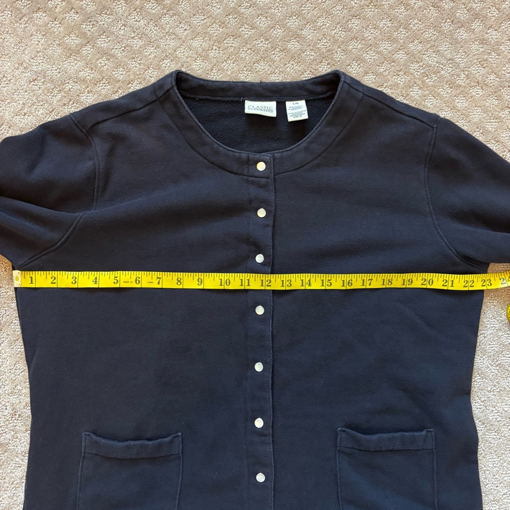 Classic Elements Sweatshirt Material Cardigan - Picture 5 of 8